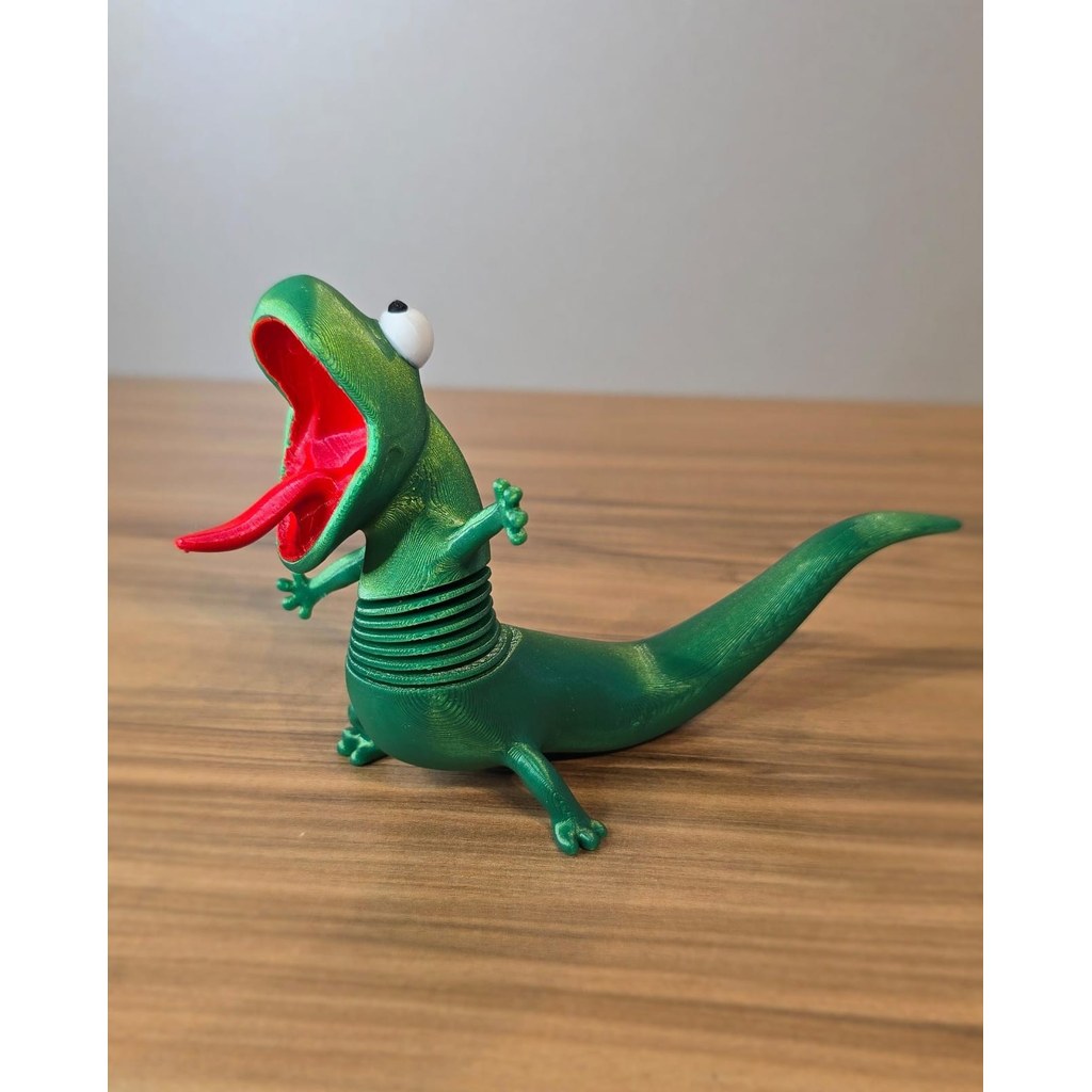 Lagarto Articulado Fidget Toy Impressão 3D Brinquedo Decorativo Anti Stress Colecionável